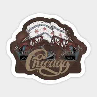 Chicago (color version) Sticker